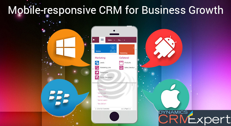 Mobile responsive crm